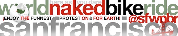 Saturday 17 May San Francisco World Naked Bike Ride